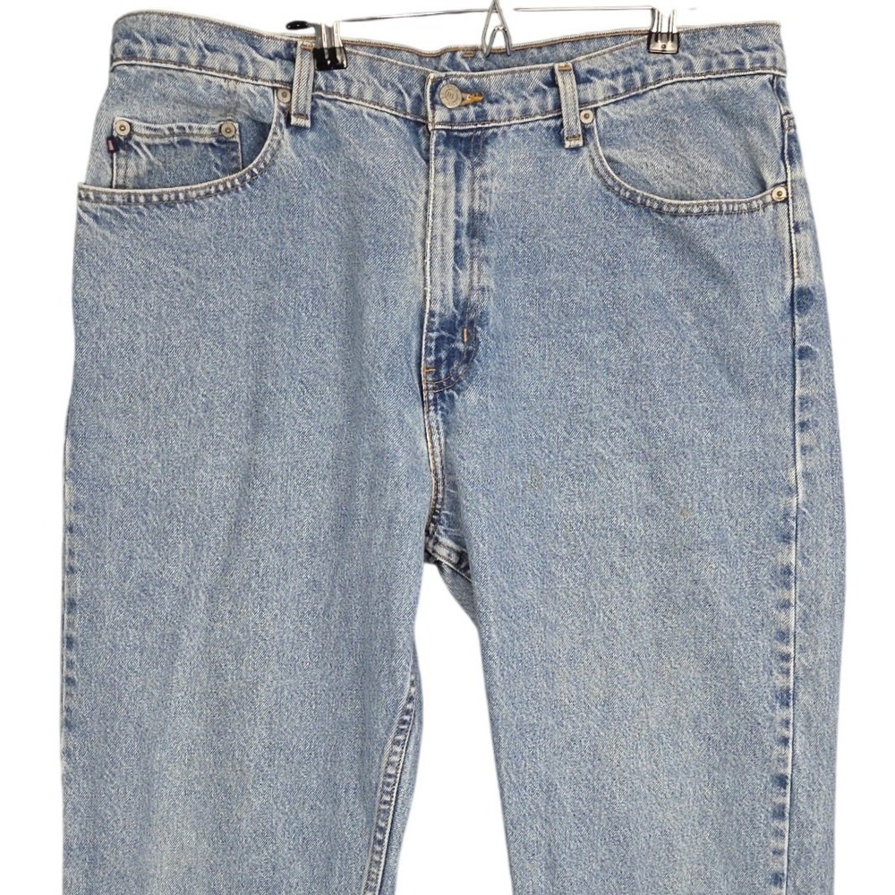 Polo Jeans Co Ralph Lauren Mens 38x30 Relaxed Light Wash Straight Leg Blue Denim